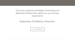 Desktop Screenshot of e3retail.com